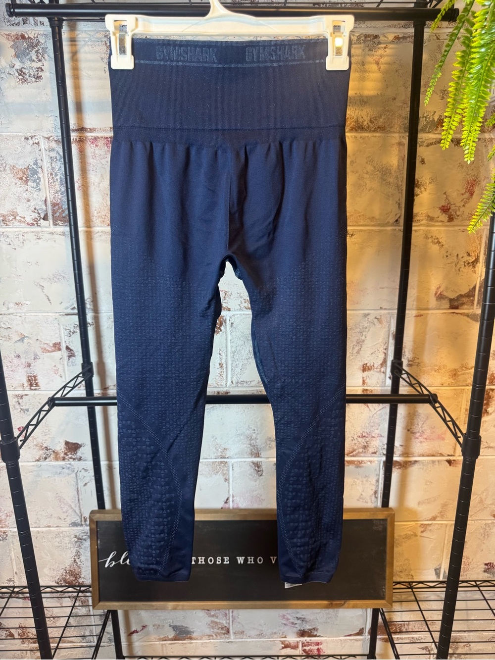 Gymshark Navy Seamless Active Leggings